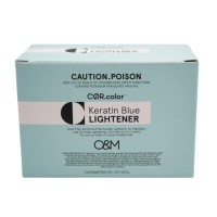O&M COR.color Keratin Lightener Blue 1kg (Ammonia Free)