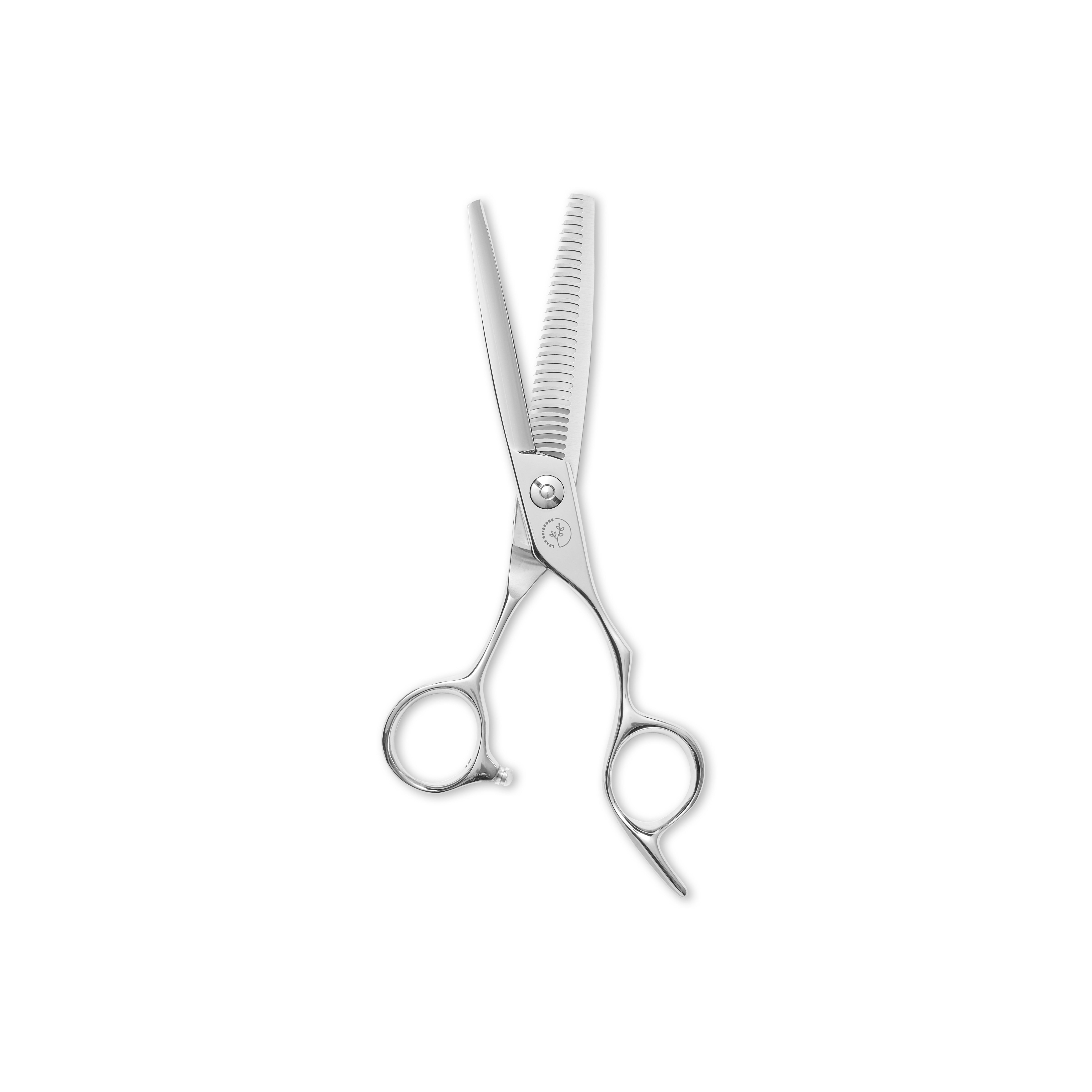 LEAF THE 'PURE STEEL' TEXTURISING SCISSOR/6 inch left
