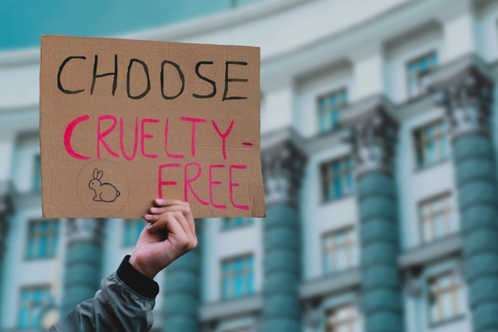 Choose Cruelty free sign.